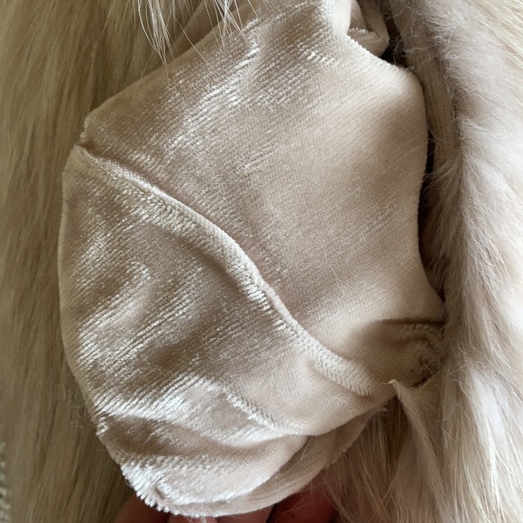 Blonde vintage fox fur coat - Picture 10 of 17